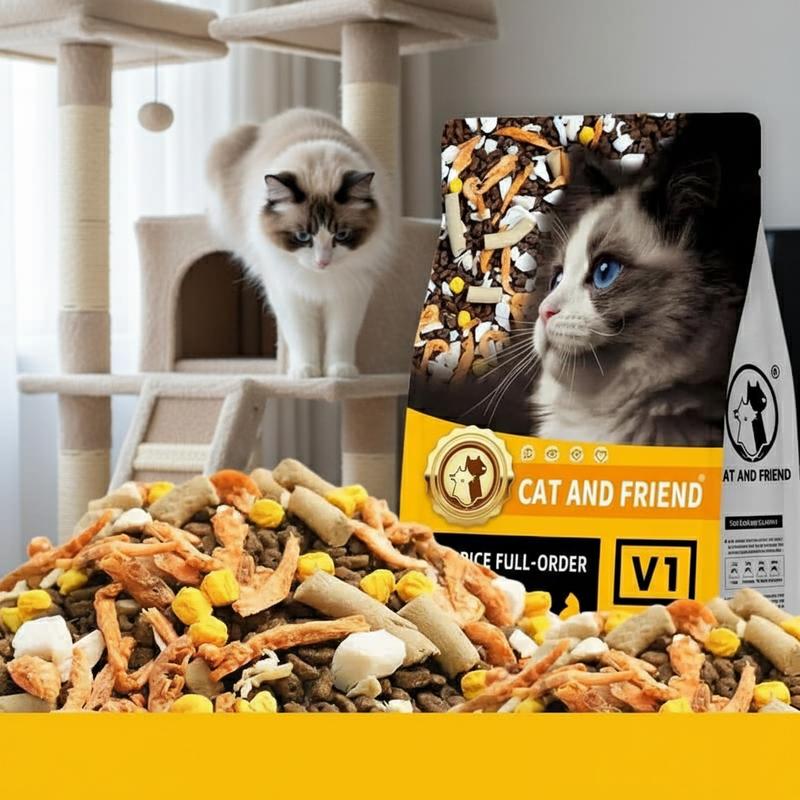 Thức ăn hạt Cat and Friend V1 Lna thơm ngon bổ dưỡng đạm cao 32% dành cho mèo…
