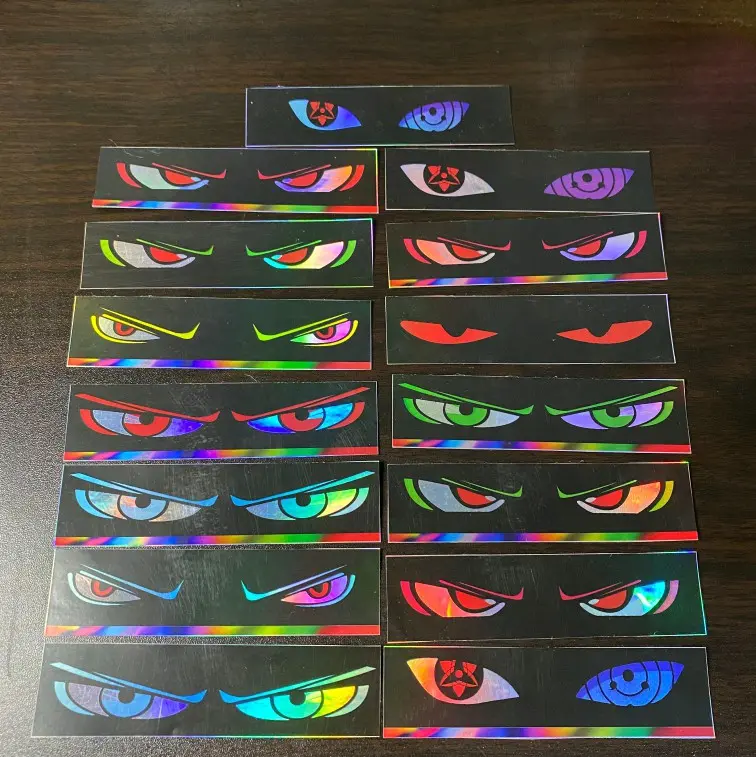 15 pcs sticker Strobo mata elang buat di miniatur/mainan bus basuri viral Stiker Paper