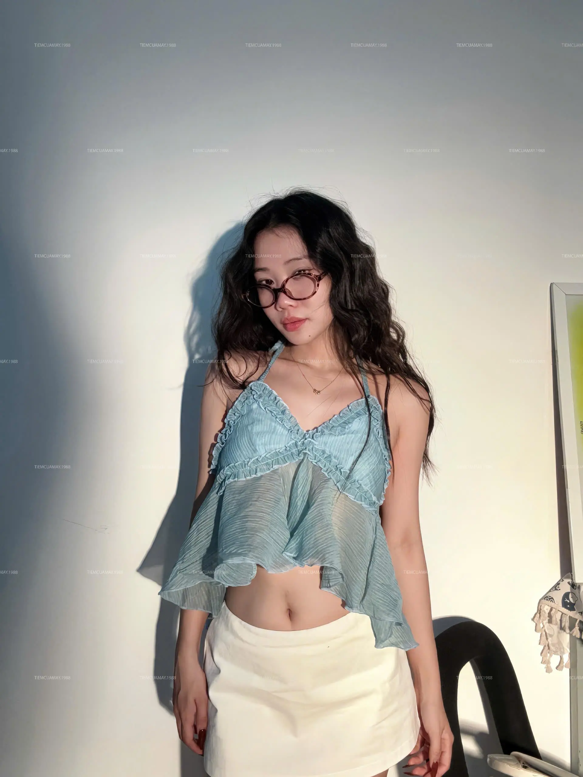 SIREN CROPTOP - ( KHÔNG MÚT) Áo 2 Dây Cổ Yếm Hở Lưng Chất Lụa Tơ Mềm Mại Quyến Rũ Cuốn Hút | BigBuy360 - bigbuy360.vn