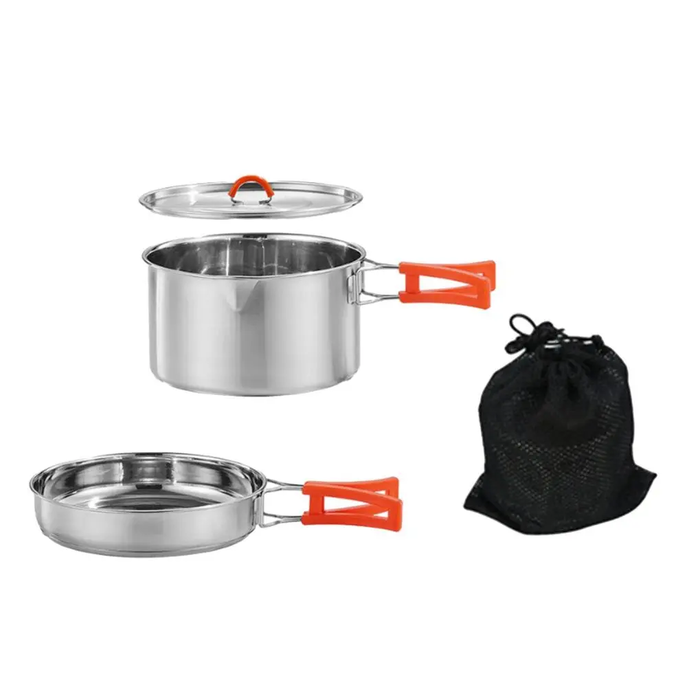 Camping Cookware Portable Camping Pot And Pan Set for Camp Hiking Outdoor