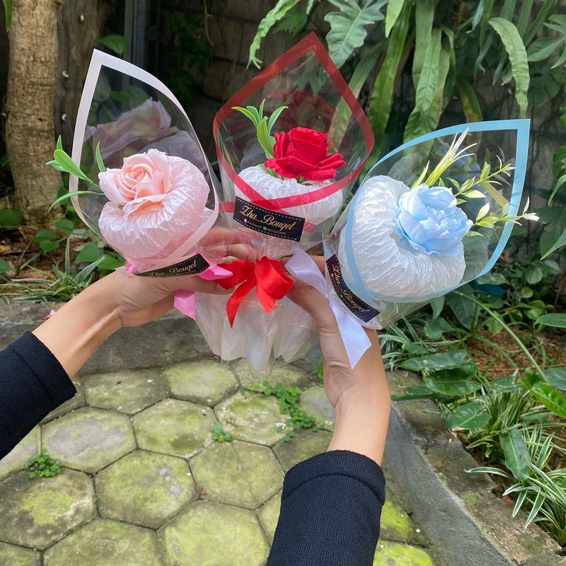 Buket single Rose bunga tangkai 1