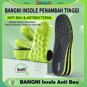 BANGNI Insole Penambah Tinggi Insole Antibakteri Insole Anti Bau Insole Peninggi Badan Sol Sepatu Empuk Sol Pria Sol Wanita Bantalan Sepatu Sol 008B Alas Anti Licin Sepatu Wanita Insole Sol Sepatu Insole Sepatu Olahraga Pria dan Wanita Anti Bakterial