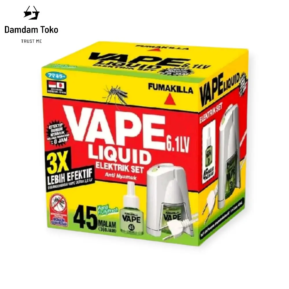 Obat Nyamuk Vape 45 Malem Satu Set Fumakila - Anti Nyamuk