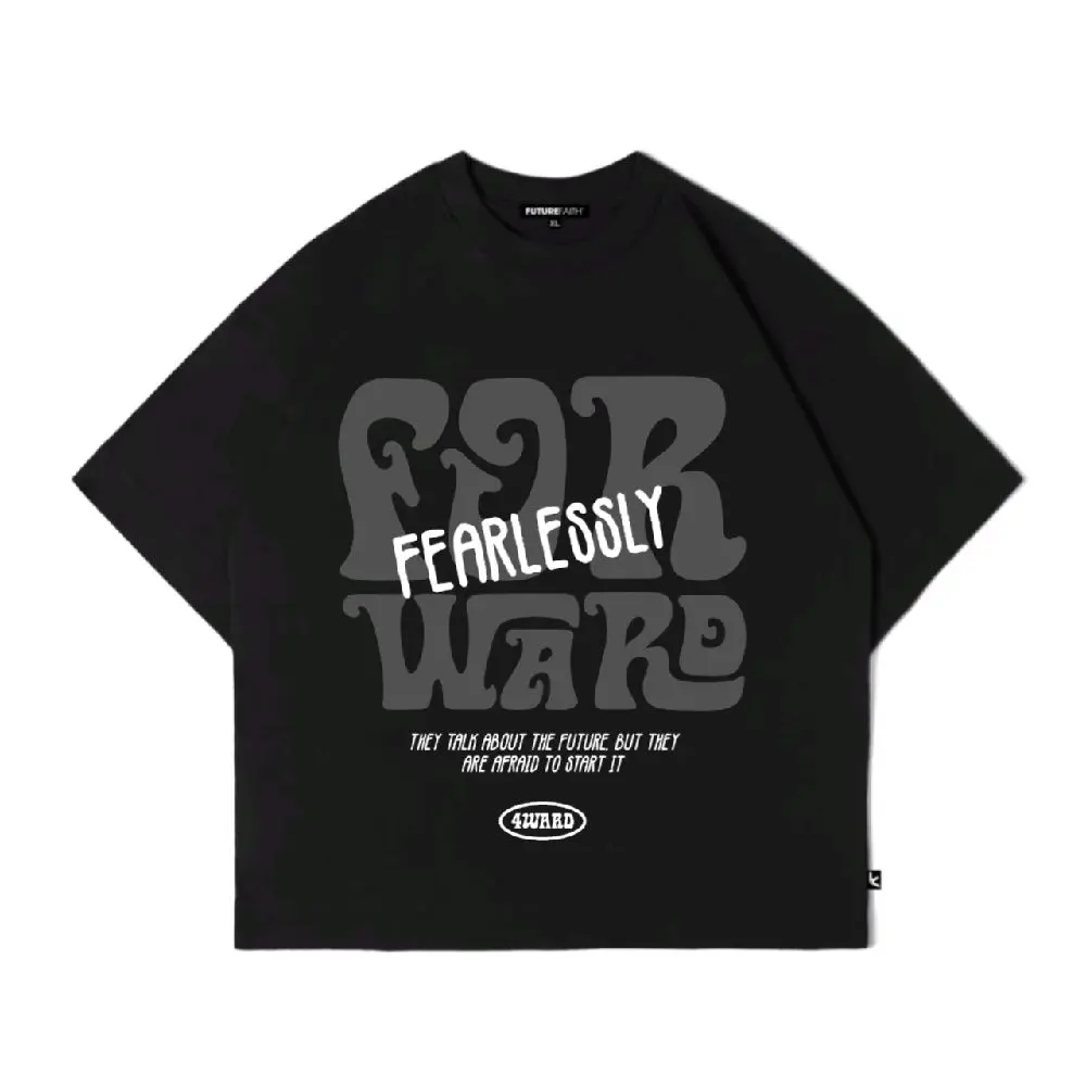OVERSIZED BOXY FEARLESSLY - T SHIRT - KAOS BOXY - OVERSIZED | FEARLESSLY