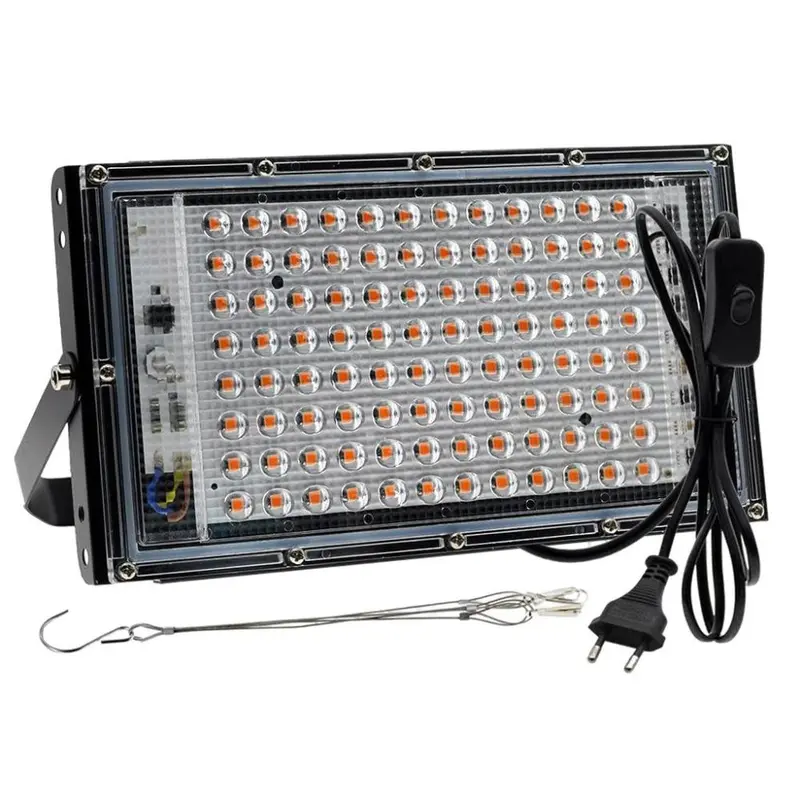 Đèn LED phát triển, Chiếu sáng phổ đầy đủ, cho cây trong nhà thủy canh, phích cắm EU 4
