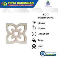 Gambar TRISENSA RO 7B CONTINENTAL 20 X 20 CM ROSTER KERAMIK LOBANG ANGIN VENTILASI PUTIH KW 1 - White dari Tirta Bangunan Kota Depok 5 Tokopedia