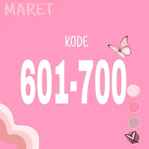 Kode {601-700} salur anak laki laki perempuan kekinian banyak warna