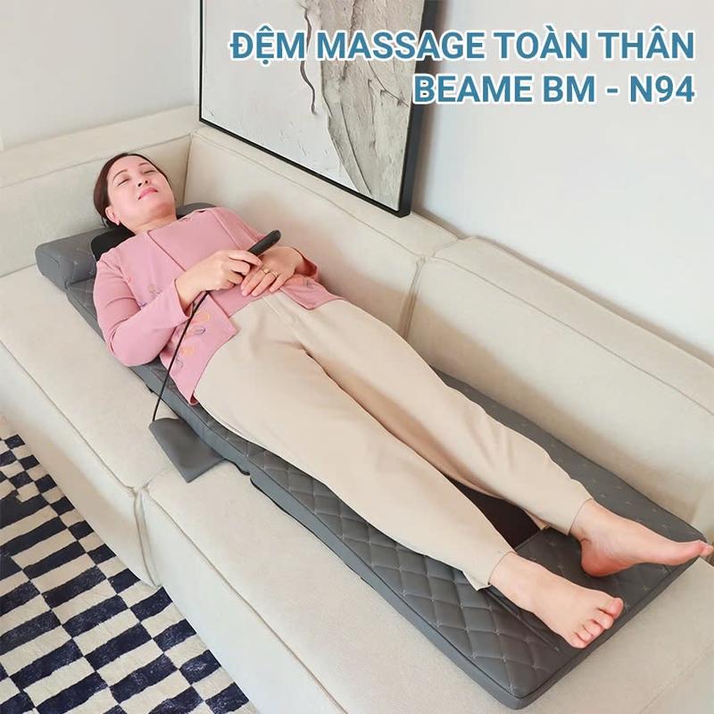 (BẢO HÀNH 7 NĂM) Đệm massage toàn thân Z120 cao cấp có bi xoay lưng, Nệm,Thảm, Ghế massage hỗ trợ giảm đau mỏi cổ vai gáy, Máy mát xa lưng chân đa năng -Qùa tặng sức khỏe cho người thân 5