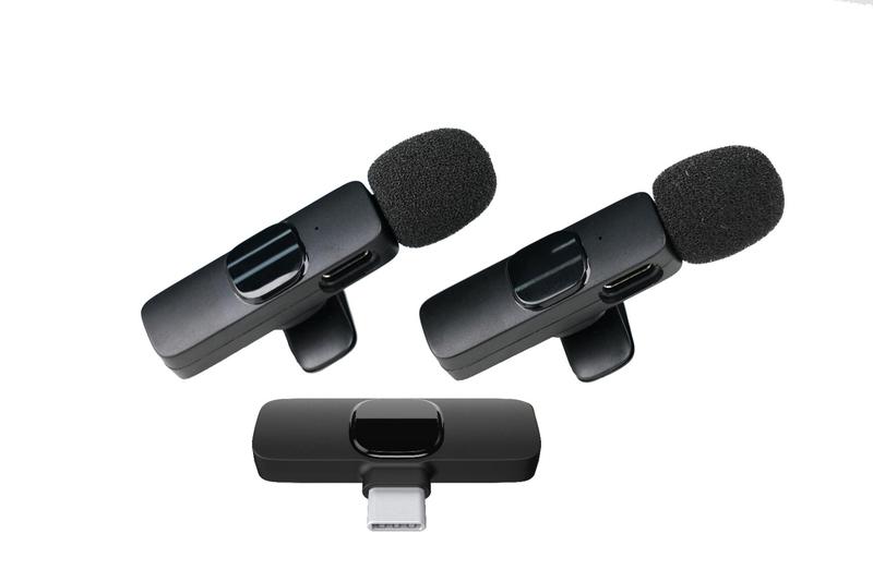 Product Introduction of Wireless lavalier microphone Type-C K20 lapel/collar clip microphone Wireless mobile receiver USB-C charging, plug-in rechargeable, compact and portable, intelligent noise reduction, for: smartphone, audio, wireless live broadcast, Vlog recording video 41