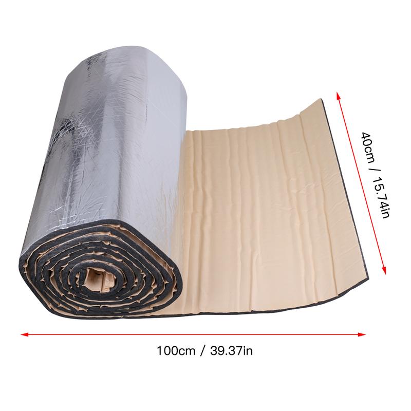Product Introduction of Car Auto Sound Proofing Deadening Vehicle Insulation Closed Cell Foam 100 * 40cm 36