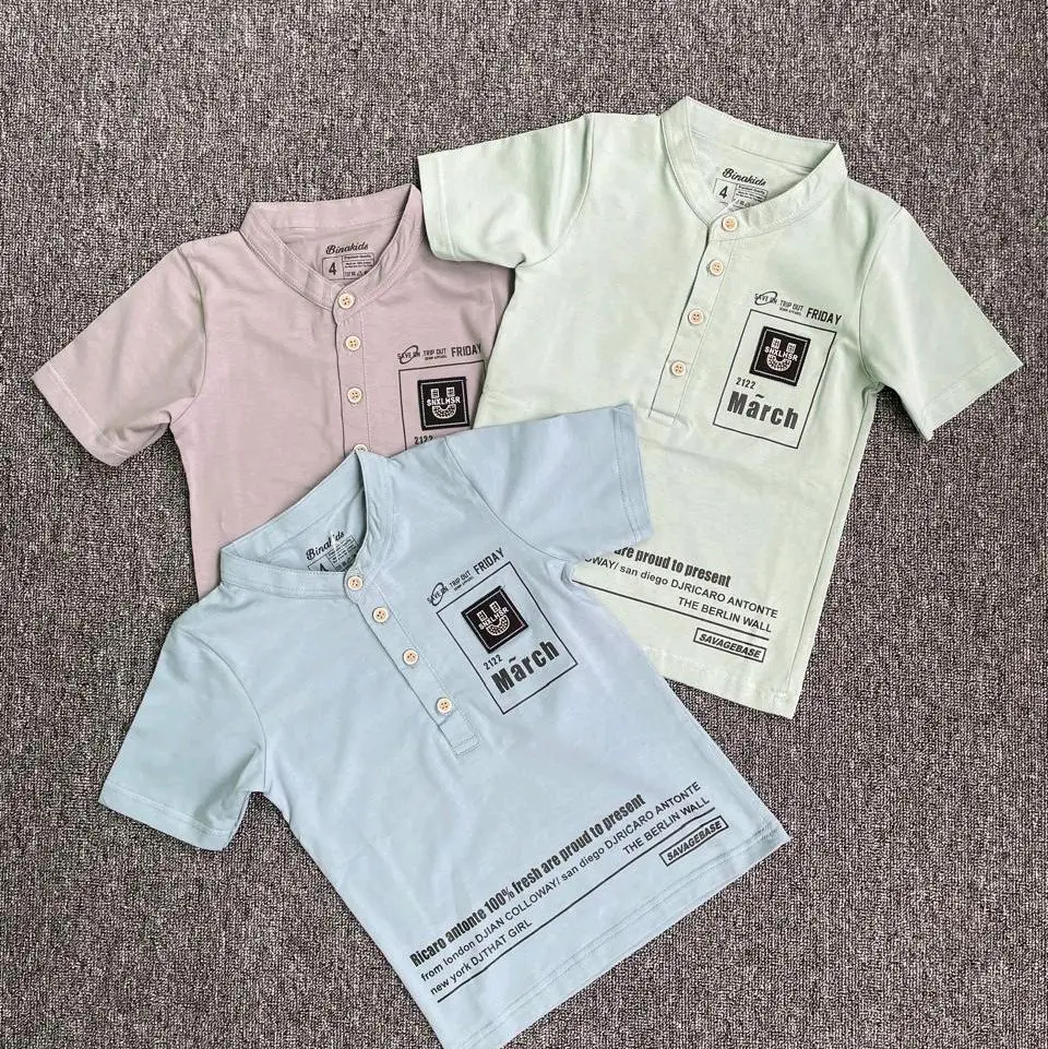 1-14tahun kaos import premium anak laki laki terbaru terlaris termurah bahan elastis dingin
