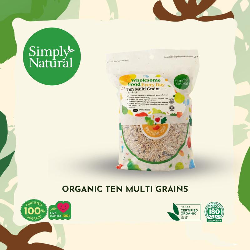 Simply Natural Ten Multigrain/Multigrains Rice 1kg - TikTok Shop Singapore