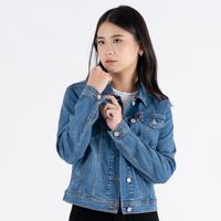 Gambar Benhill Dani Jacket Denim Wanita Outer Jaket Jeans Biru dan Hitam Nyaman - Black, S dari Benhill Kota Surabaya 3 Tokopedia