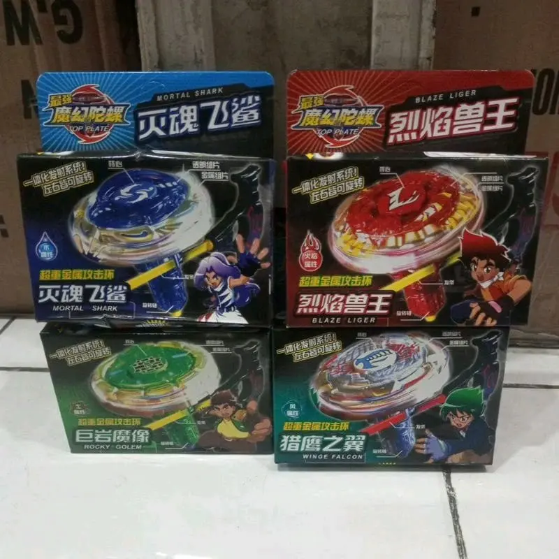 Mainan Gangsing besi beyblade dus anak tersedia 4 Varian Murah berkualitas 2002-6 Toys 0