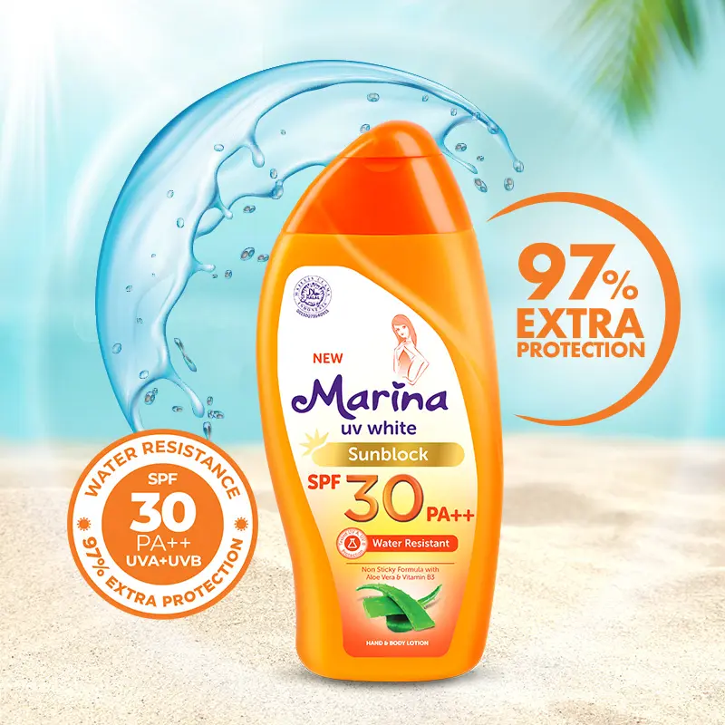 MARINA Hand & Body Lotion TANGGUNG 185ml khusus malam hari 7