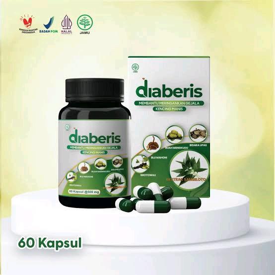 DIABERIS Original Suplemen Herbal Atasi Diabetes, Gula darah BPOM Ampuh 1