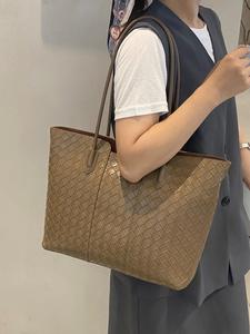 女性用牛革質感ユニークなトートバッグ、通勤・ショッピング・カジュアル旅行に最適な大容量ショルダーバッグ、多用途ハンドバッグ