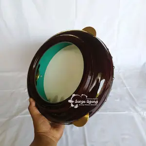 REBANA HADRAH JEPARA KENCER KUNINGAN POLOS (ukuran 25,28,30)+FREE TAS