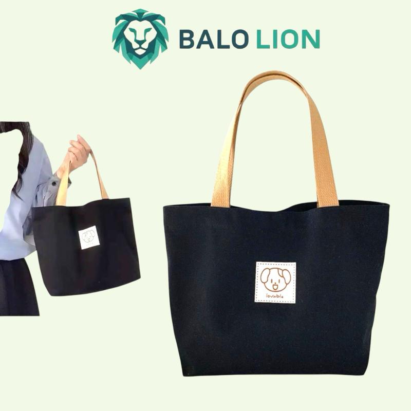  Túi tote đeo vai dễ thương túi vải tiện lợi đựng đồ lặt vặt sổ khám bệnh. Vải bố pvc Bag Nữ Chữ Nhật Hình Chữ Nhật Da Nhung 004 