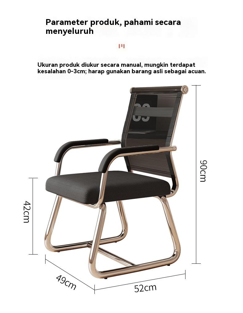 Kursi Kantor Nyaman Dipakai Lama Kursi Komputer Duduk Melengkung Kursi Ruang Rapat Karyawan Kursi Belajar Asrama Mahasiswa Meja Belajar Kursi Rumah dengan Sandaran
