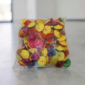Mainan Gangsing Ufo Besar Plastik Warna Warni Isi 12 Pcs untuk Anak-anak dan Aktivitas Edukatif