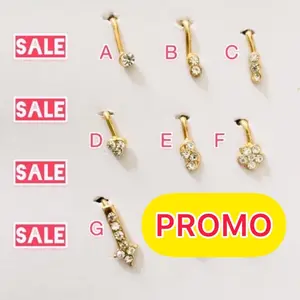 Pin Hidung Jepit Anting Hidung India Harga Grosir