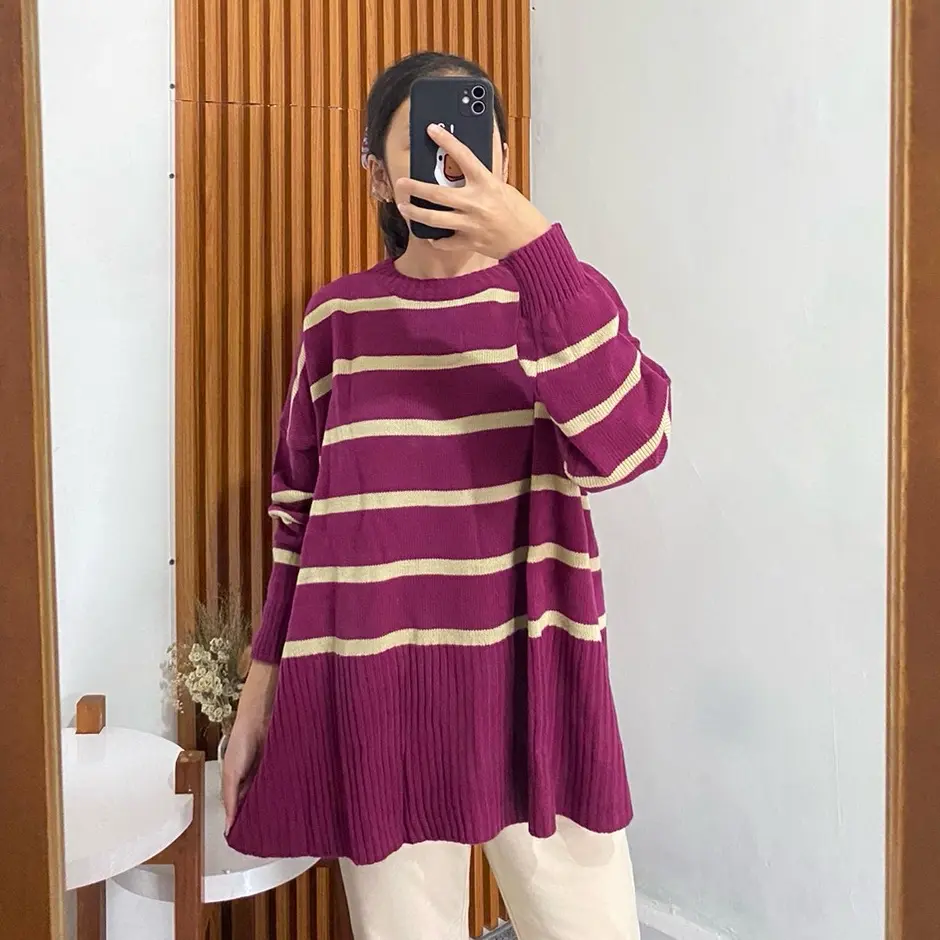 Cleny Sweeter stripe / Rajut Import premium