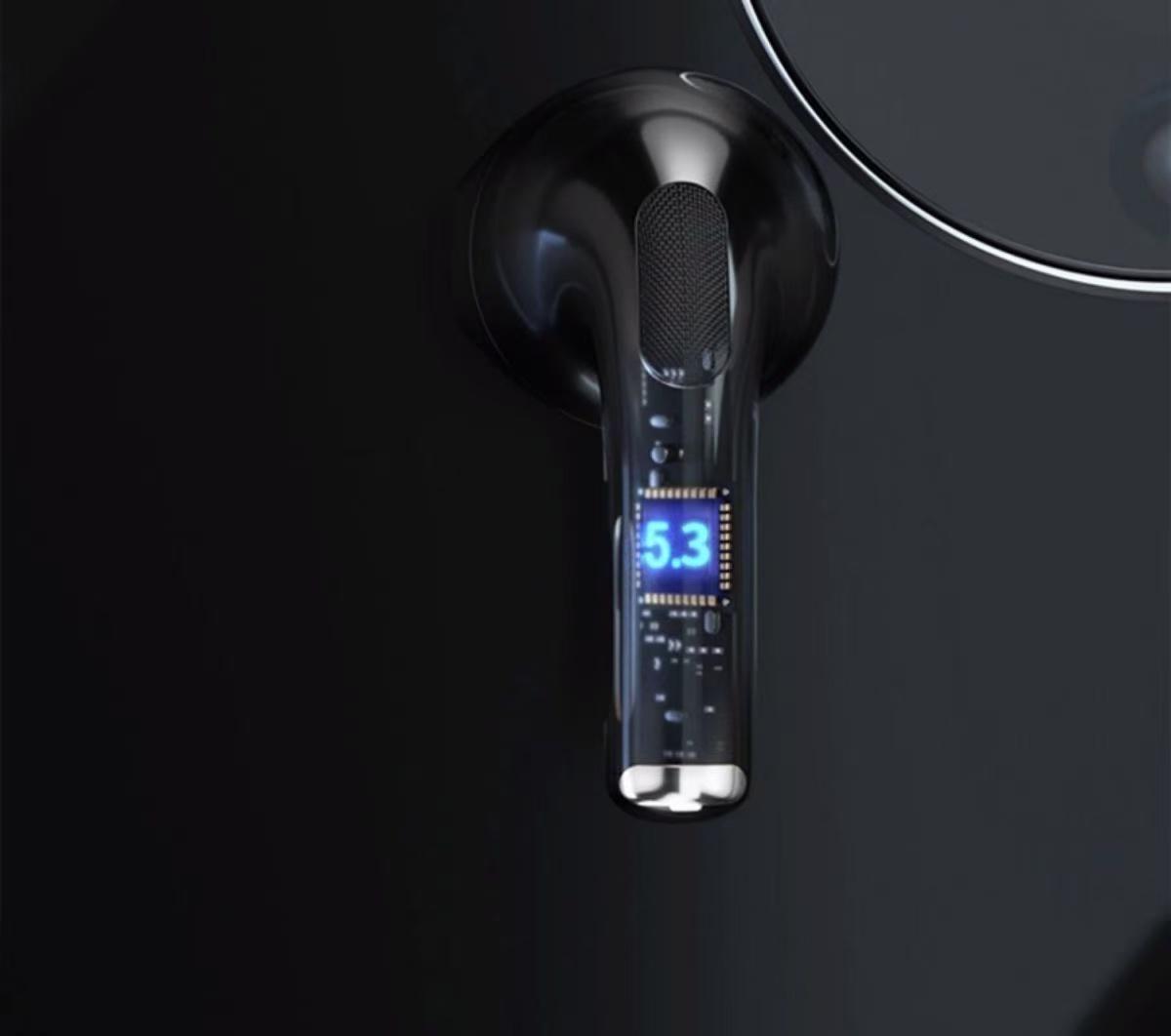 xctopest HT38 Black Myth Wukong AI Earphone TWS 50dB Peredam Kebisingan Aktif, Bluetooth 6.0, Daya Tahan Baterai 47 Jam, Headphone Nirkabel Sejati, IP54