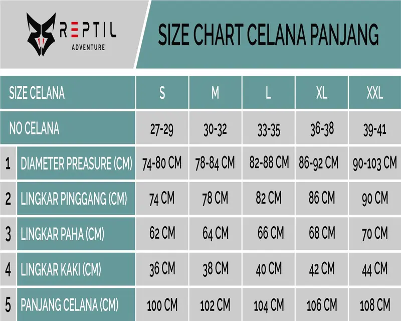 Product Introduction of CELANA HIKING SAMBUNG REPTIL ADVENTURE COASTAL Series Panjang 0