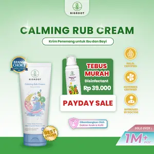PROMO PAYDAY [Live Exclusive Bigroot] Bigroot Calming Cream Solusi Batuk Pilek 30ml Bayi 0 bulan hingga Dewasa - Meredakan Perut Kembung,Kolik dan Melegakan Pernapasan