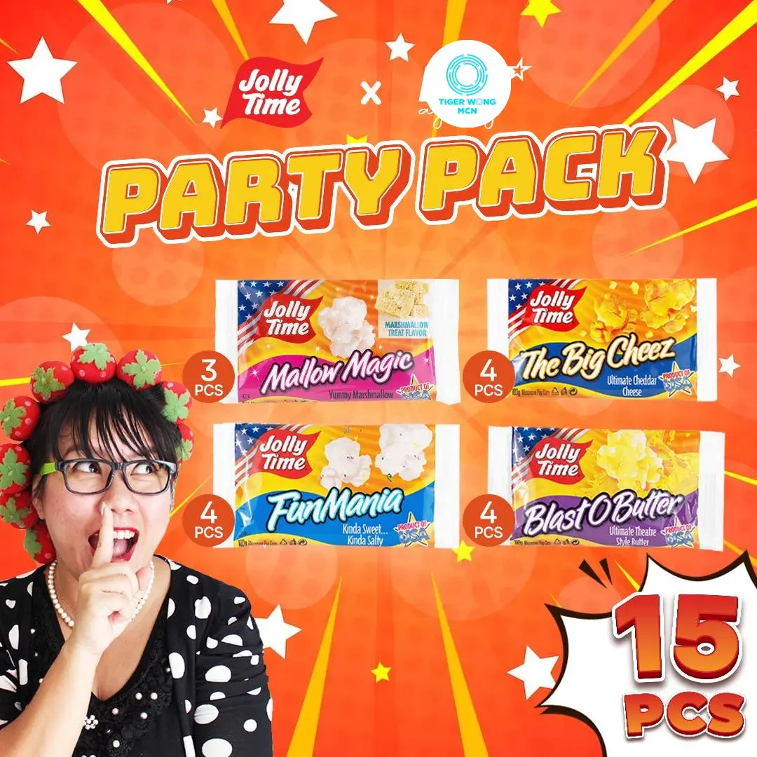 Jolly Time Party Pack (15 PCS) X TWA
