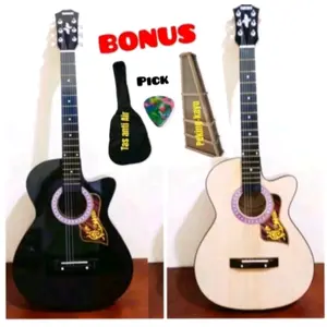 gitar akustik Bonus Tas  Lengkap Dan Garansi