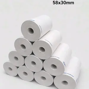 Kertas Thermal EDC Logo BRI, 20 Roll/Pack, Cetak Logo Tajam & Jelas, Ukuran 58x30 MM - Hitam