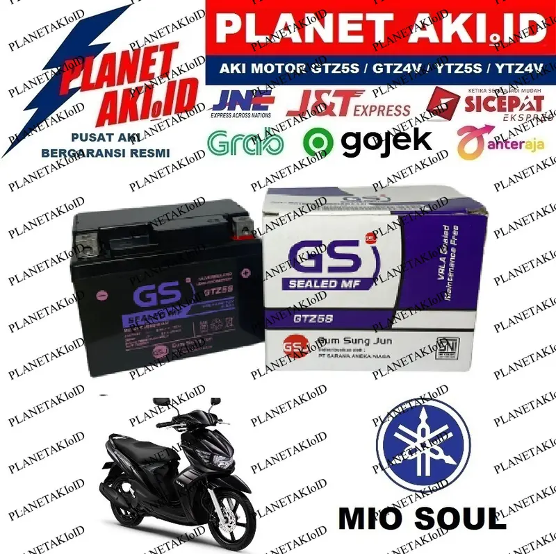 Aki Motor Yamaha Mio Soul Aki Kering Accu Kering MF GTZ5S 0