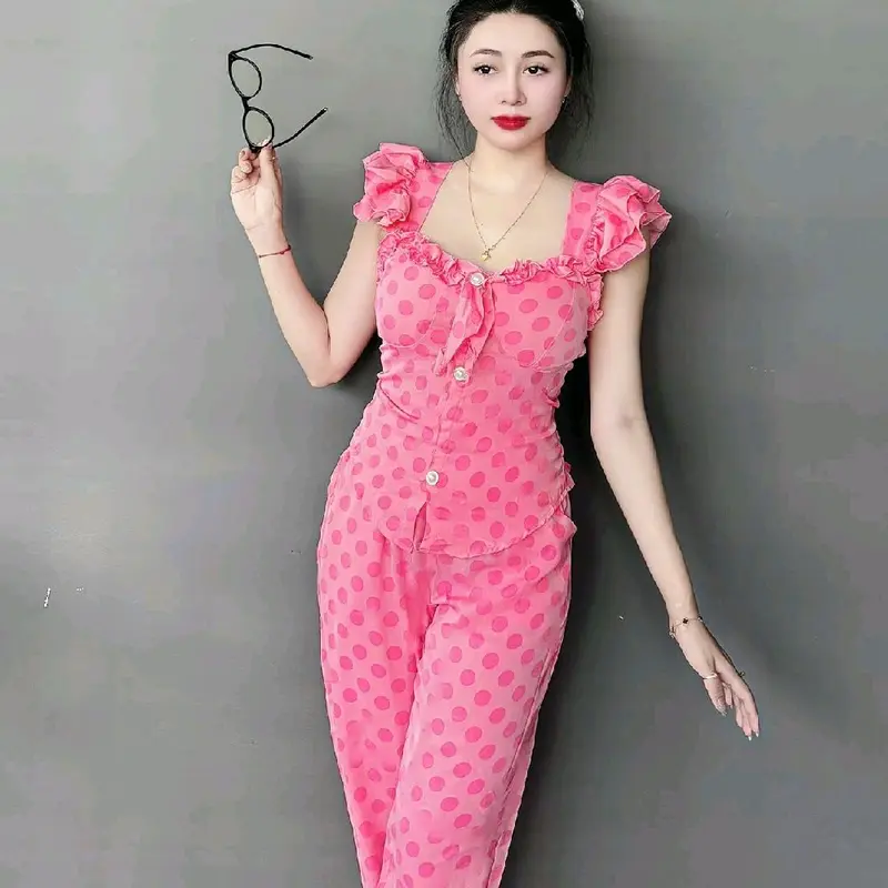quần ống nhỏ 40_68 kí tay cánh tiên  vải mango quần có túi áo có mút ngực Voi 2