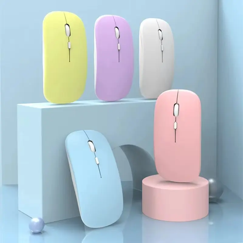 Mouse Bluetooth Nirkabel Z30 dengan Penerima USB 2.4G Portabel Isi Ulang untuk iPad, Tablet, Laptop, Apple Mac, dan Ponsel