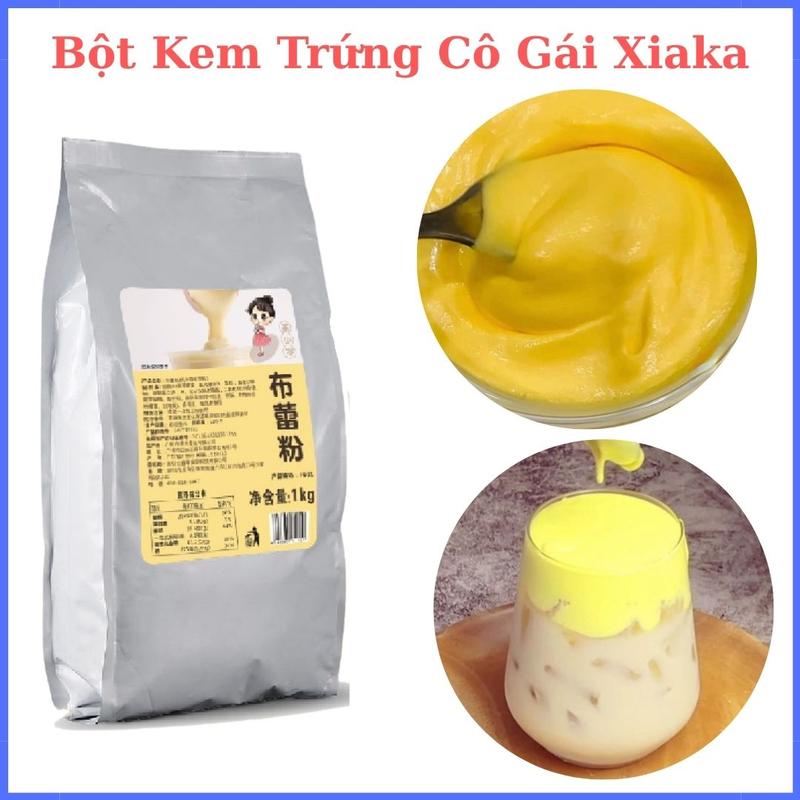 Bột Kem Trứng Xiaka Cô Gái – Hương Kem Trứng Béo Mịn Thơm Ngon Khó Cưỡng 