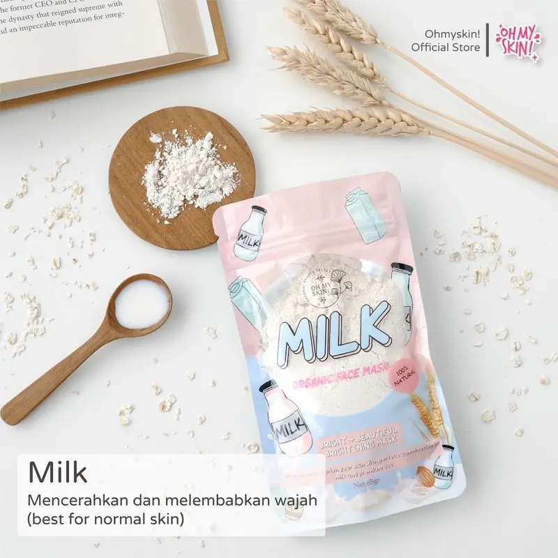 (GRATIS KUAS MASKER SILIKON) MASKER OH MY SKIN 25GR 4