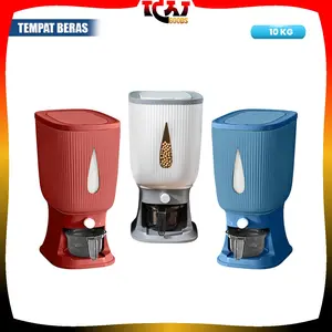[COD] IG C360 Dispenser Beras 10 KG Rice Dispenser Tempat Wadah Penyimpanan Beras Otomatis Rice Box 10 kg Dengan Wadah Pengering Beras
