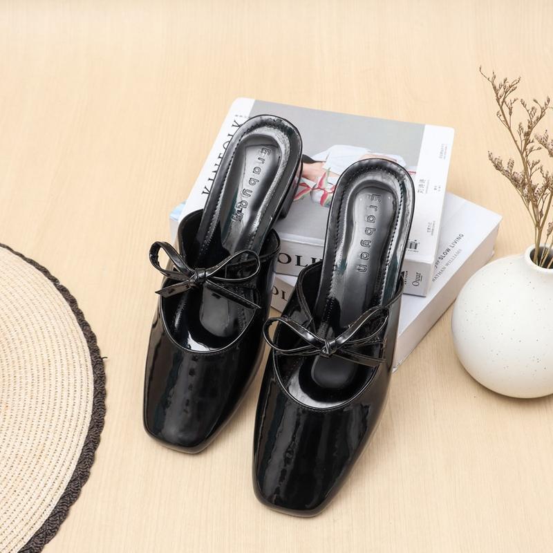 Erabyan Shoes - Naisha Sepatu Mules Heels Wanita | Hak 3 cm 4