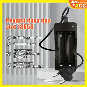 ACC Pengisi Daya Baterai 18650 Litium Aman Dan Efisien, Pengisi Daya Otomatis Berhenti Saat Penuh Dilengkapi Dengan Colokan, Pengisi Daya Pengisian Cepat Baterai 18650