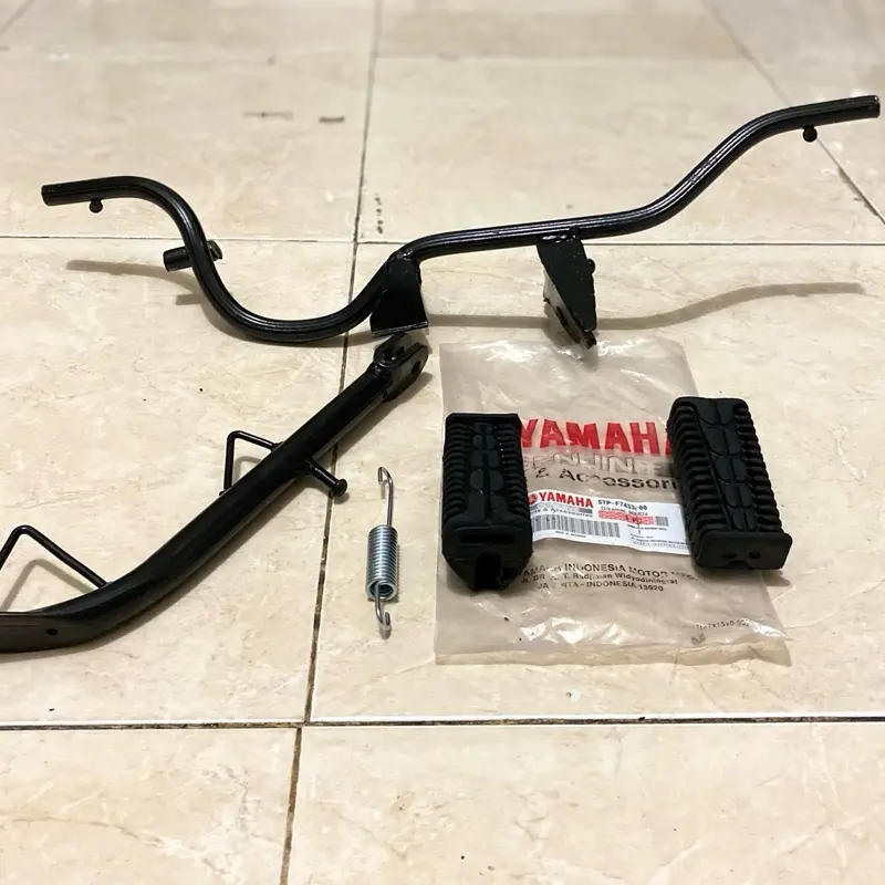 bastep Barstep step yamaha rx king rxz fullset hitam Motorcycle