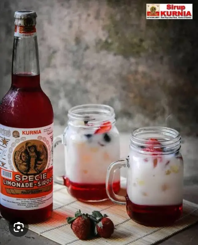 Sirup Kurnia  Rasa Raspberry premium syrup Minuman Manis 0