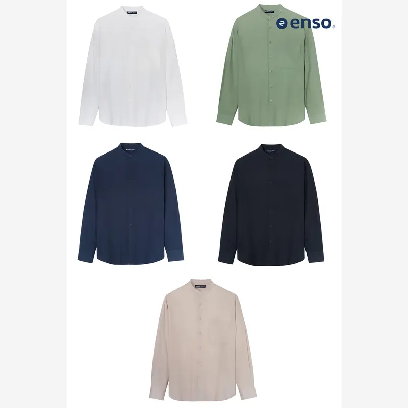 Enso Madsen Long Kemeja Tangan Panjang Reguler Fit Pria 6