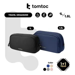 tomtoc T12 Accessories Organizer Pouch Water Resistant Storage Bag Travel Bag Toiletries Cable Organizer