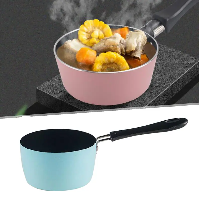 Chảo Sữa Nóng Chảy, Nồi Sôi Chống Dính Cho Nhà Bếp, RV, Du Lịch, Gia Đình, Nồi Súp Để Cắm Trại Ngoài Trời, Bếp Ga, Bếp Nhỏ, Máy Hâm Bơ Camping 3