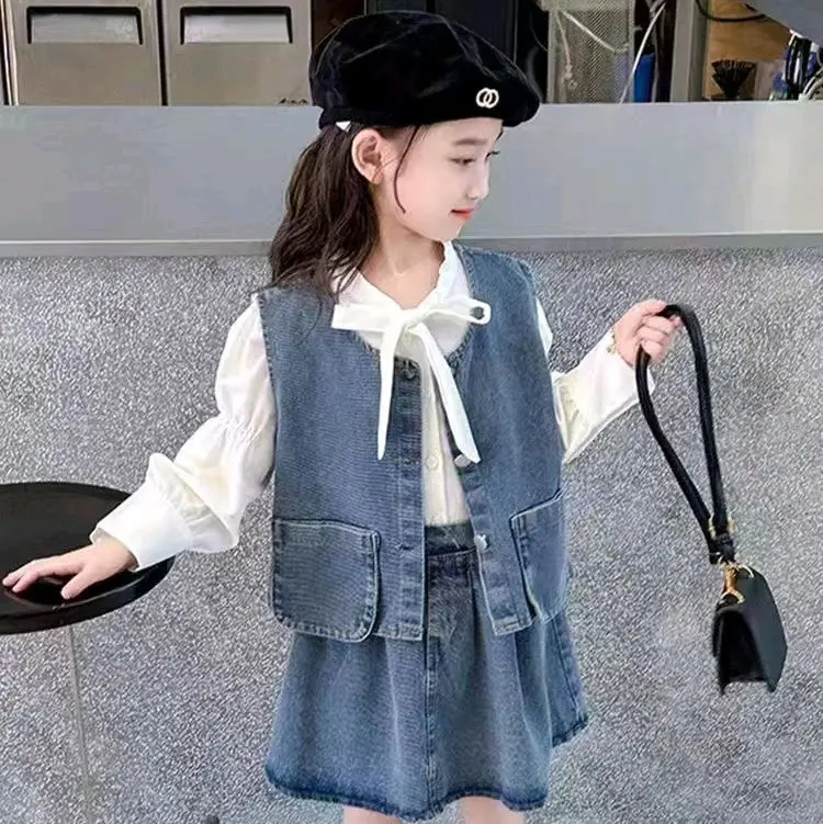 ONLY SIZE 5 - 6TH, 3IN1 SETROK JEANS PREMIUM ANAK PEREMPUAN 1