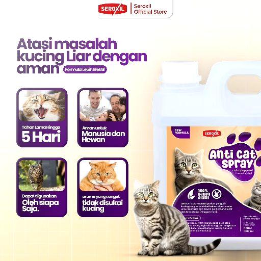 Seroxil Pengusir Kucing Liar PUP BAB sembarangan 1 Liter Cat Repellent Tahan Hingga 5hari New Formula