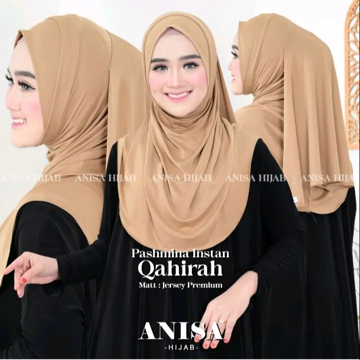 PASHMINA INSTAN QAHIRAH BY ANISA/ PASHMINA INSTAN MALAY TERBARU 0