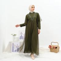 Gambar GAMIS OZIAS BROKAT 09938 LD 105 I Gamis Pesta Remaja I Fashion Muslimah Dewasa - denim dari Ozias.id Kota Administrasi Jakarta Barat 3 Tokopedia